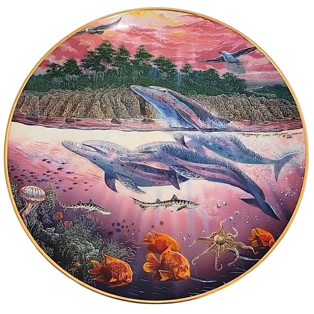 The Danbury Mint California Spirits Vintage Collection 1991 Plate No. V1234